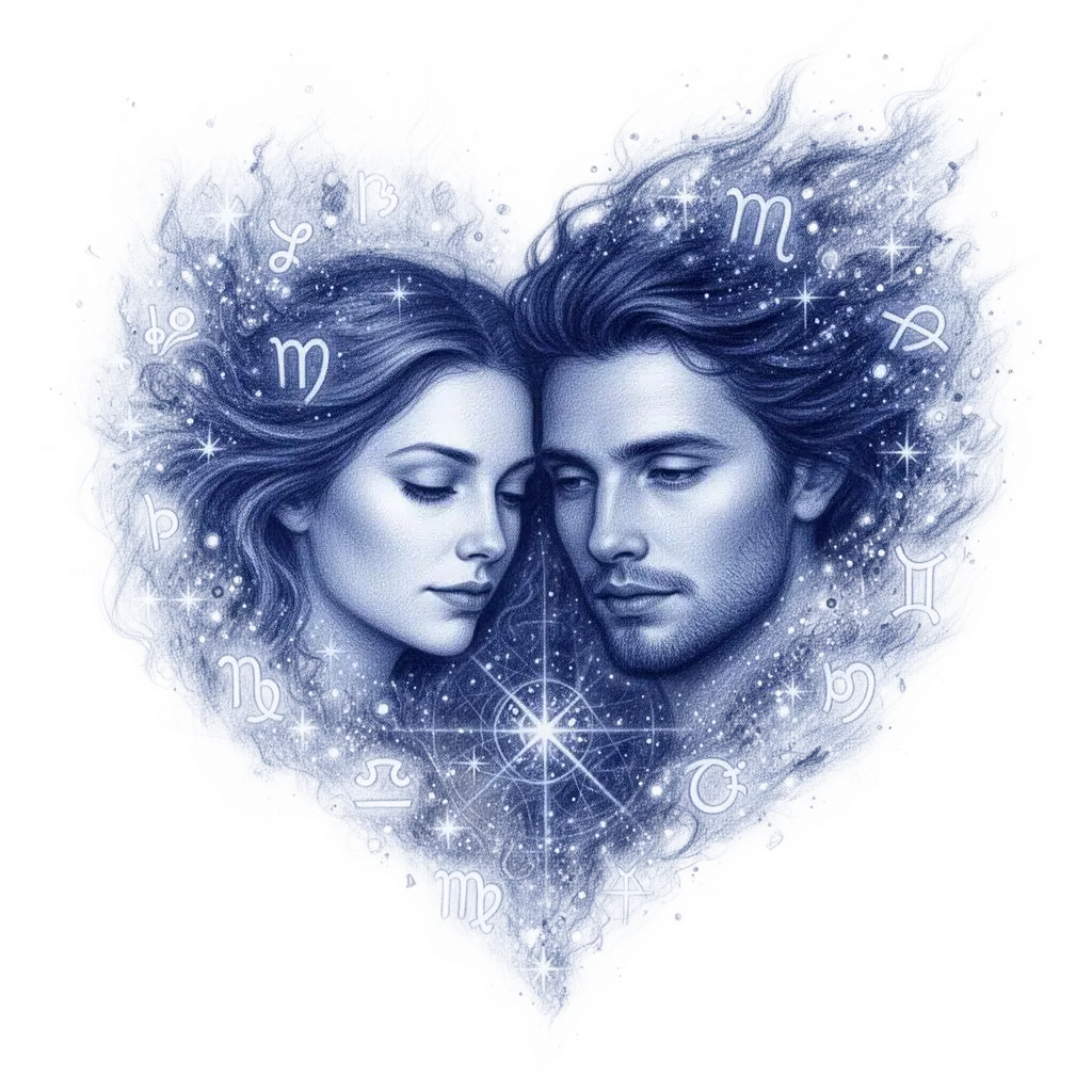 Illustration explaining what Tara Lunar Soulmate Sketch is and how the soulmate drawing works